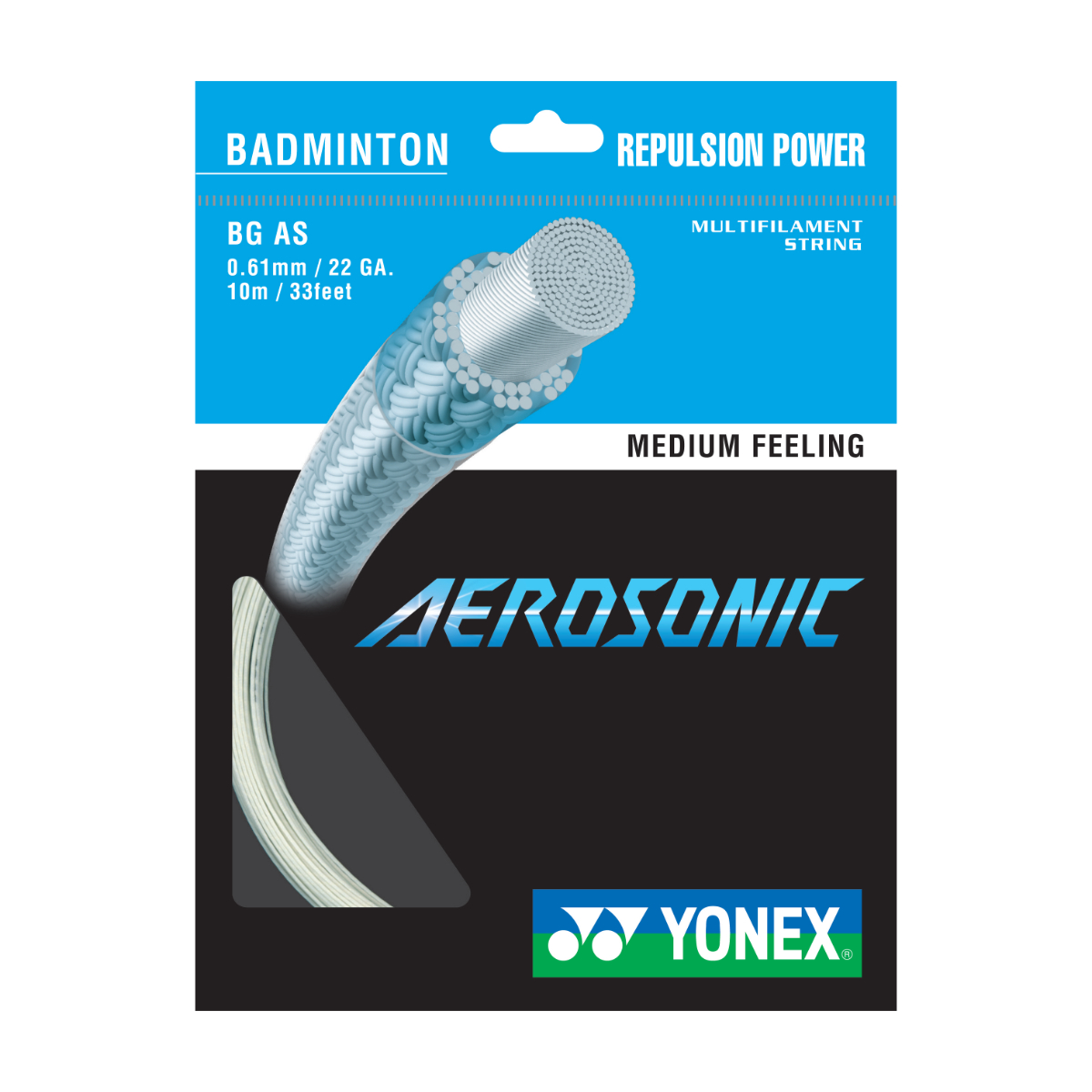 YONEX Badminton Saite - 15 AEROSONIC SET